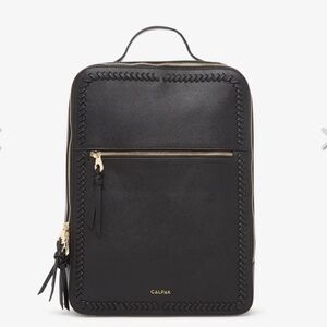 New Calpak Black Backpack with Gold Zippers